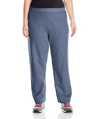 Picture of Just My Size Women's Plus-Size Fleece Sweatpant, Navy Heather, 3XL