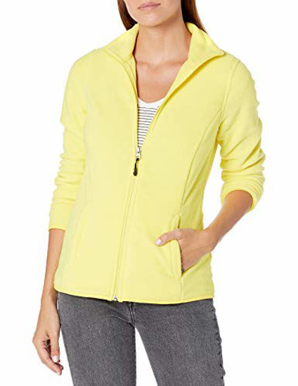 Essentials Womens Long-Sleeve Hooded Full-Zip Polar Fleece Jacket
