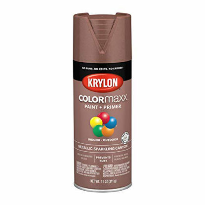 Picture of Krylon K05586007 Colormaxx Spray-Paints, Aerosol, Sparkling Canyon