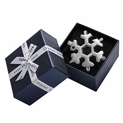 Picture of Saker 18-in-1 Snowflake Multi-Tool,AMENITEE 18-in-1 Snowflake Multi-Tool - Easy N Genius - Saker 18-in-1 Stainless Steel Snowflakes Multi-Tool(Silver-GIFT PACKING(including Tool))