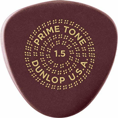 Picture of Jim Dunlop Dunlop Primetone Semi-Round Smooth 1.5mm Sculpted Plectra Guitar Pick - 12 Pack (515R1.5)