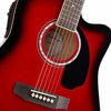Picture of Ashthorpe Full-Size Cutaway Thinline Acoustic-Electric Guitar Package - Premium Tonewoods - Red