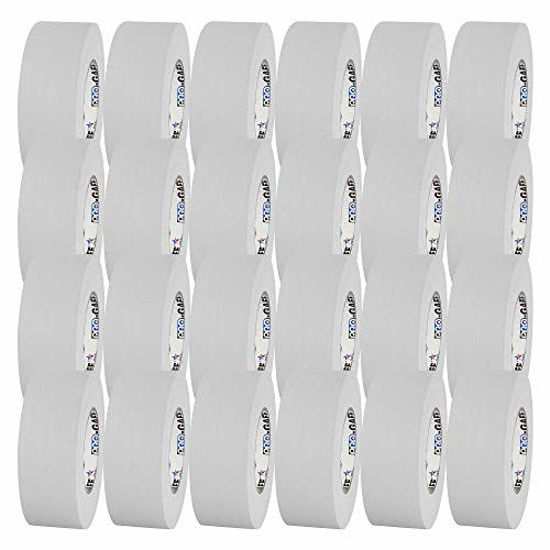 Picture of 2" Pro Gaff Gaffers Tape 55 yards length white matte. Premium Heavy-Duty Gaffers Tape trusted by professional Gaffers. Made in the USA. Holds Tight, Easy to remove. (Pack of 24)