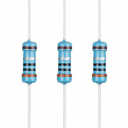 Picture of EDGELEC 100pcs 3 ohm Resistor 1/2w (0.5Watt) ±1% Tolerance Metal Film Fixed Resistor, Multiple Values of Resistance Optional