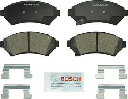 Picture of Bosch BC699 QuietCast Premium Ceramic Disc Brake Pad Set For Select Buick Century, LeSabre; Cadillac Seville; Chevrolet Impala, Monte Carlo; Oldsmobile Intrigue; Pontiac Grand Prix + More; Front