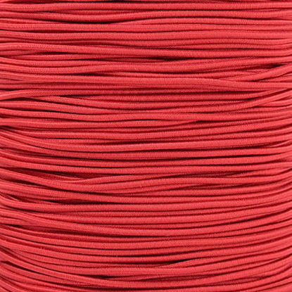 Picture of PARACORD PLANET Elastic Bungee Nylon Shock Cord 2.5mm 1/32", 1/16", 3/16", 5/16", 1/8, 3/8", 5/8", 1/4", 1/2 inch Crafting Stretch String 10 25 50 & 100 Foot Lengths Made in USA