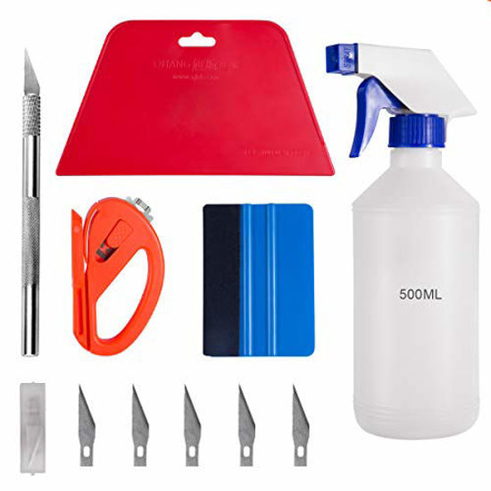 GetUSCart Luxiv Window Tint Application Tools Kit, 5 Pcs Vehicle Glass