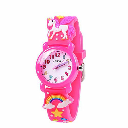 Picture of VAPCUFF Birthday Gifts for 2 3 4 5 6 Year Old Girl, Kids Watches for Girls 2 3 4 5 6 7 Year Old Girl Gifts Kid Toys 3 4 5 6 7 8 Year Old Girl Little Girls Toys Age 2-7 - Red