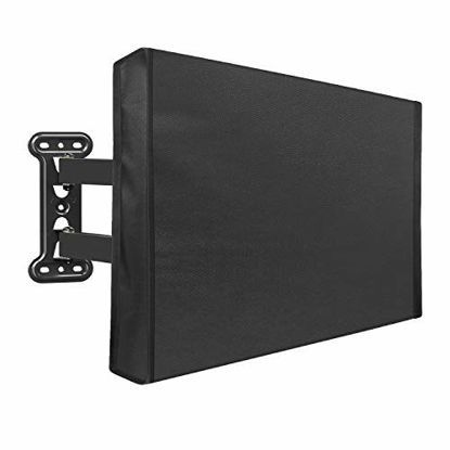 Picture of Mounting Dream Outdoor TV Cover Weatherproof with Bottom Cover for 41-43 inch TV, Waterproof and Dustproof TV Screen Protectors with Remote Control Pocket for Outside LED, LCD, OLED Flat Screen TVs