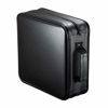 Picture of SANWA (Japan Brand 320 Large Capacity CD Case, Portable DVD/VCD Storage, EVA Protective Blu-ray Wallet, Binder, Holder, Booklet with Attached Handle for Car, Home, Office, Travel (Black)