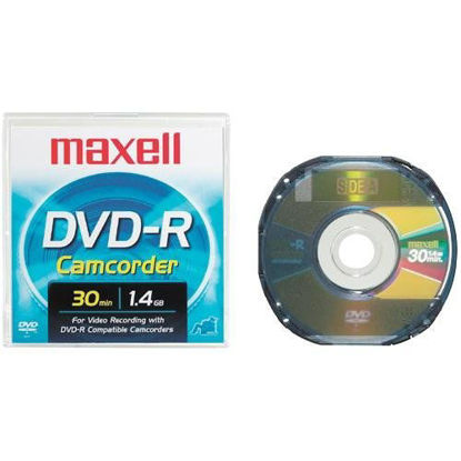 Picture of Maxell DVD-R-CAM-PANA 3" DVD-R Round Cartridges for Panasonic and Late Model Hitachi DVD Camcorders
