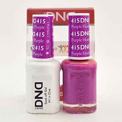 Picture of DNDDuo Gel (Gel & Matching Polish) Spring Set 415 Purple Heart
