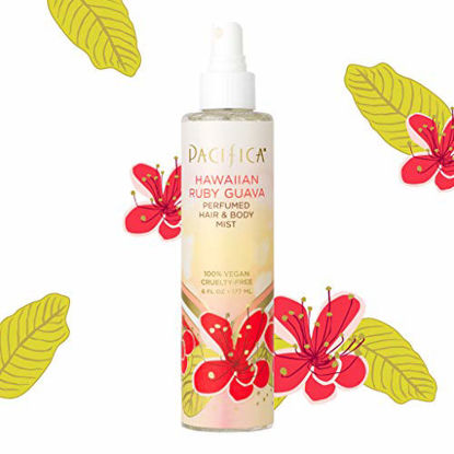 Picture of Pacifica Beauty Perfumed Hair & Body Mist, Hawaiian Ruby Guava, 6 Fl Oz (1 Count)