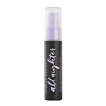Picture of Urban Decay All Nighter Long-Lasting Makeup Setting Spray, Travel Size - Award-Winning Makeup Finishing Spray - Lasts Up To 16 Hours - Oil-Free - Non-Drying Formula for All Skin Types - 1.0 fl oz