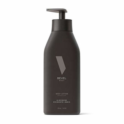 Picture of All Day Body Lotion for Men by Bevel - Mens Lotion with Shea Butter, Argan Oil, Vitamin B3 and Vitamin E, 6 oz.