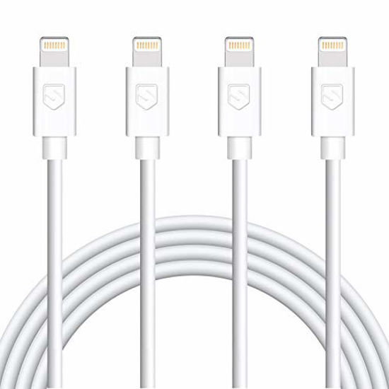 GetUSCart iPhone Charger 4Pack 6FT Lightning to USB Charging