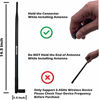 Picture of TECHTOO 9dBi WiFi Antenna with SMA Male (SMA-Plug) Connector Compatible W/Anran Haloview IP Camera & Other Wireless Security Camera Antenna - 2.4Ghz Wireless Networking Device