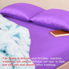 Picture of NTBAY Microfiber Queen Fitted Sheet, Wrinkle, Fade, Stain Resistant Deep Pocket Bed Sheet, Purple