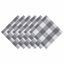 Picture of DII Buffalo Check Collection Classic Tabletop, Napkin Set, 20x20, Gray & White 6 Count