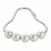 Picture of Amazer Shower Curtain Hooks, Stainless Steel Shower Curtain Rings and Hooks for Bathroom Shower Rods Curtains-Set of 12, White