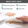 Picture of OstepDecor Custom 66 x 46 Inch Clear Table Cover Protector, 1.5mm Thick Table Protector for Dining Room Table, Clear Plastic Tablecloth Protector, Clear Table Cloth Table Pad for Kitchen Wood Grain