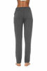Picture of DIBAOLONG Womens Yoga Pants Wide Leg Comfy Drawstring Loose Straight Lounge Running Workout Legging Colour 06 L