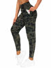 Picture of THE GYM PEOPLE Women's Joggers Pants Lightweight Athletic Leggings Tapered Lounge Pants for Workout, Yoga, Running (Small, Army Green Camo)