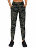Picture of THE GYM PEOPLE Women's Joggers Pants Lightweight Athletic Leggings Tapered Lounge Pants for Workout, Yoga, Running (Small, Army Green Camo)