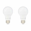Picture of Amazon Basics 60W Equivalent, Soft White, Non-Dimmable, 10,000 Hour Lifetime, A19 LED Light Bulb | 2-Pack