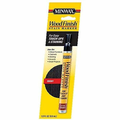 Picture of Minwax 634900000 Wood Finish Stain Marker, Ebony New