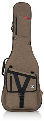 Picture of Gator Cases Transit Series Electric Guitar Gig Bag; Tan Exterior (GT-ELECTRIC-TAN)