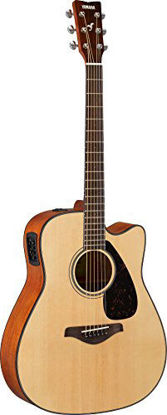 Picture of Yamaha FGX800C Solid Top Cutaway Acoustic-Electric Guitar