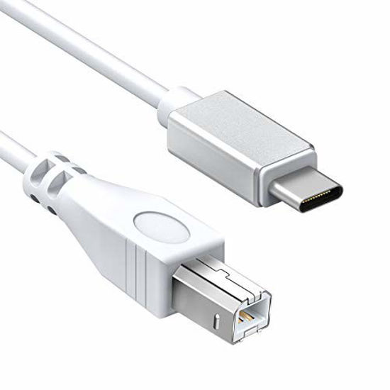 Picture of USB C to USB B Midi Cable 1M, Ancable Type C to USB Midi Interface Cord for Samsung, Huawei Laptop, MacBook to Connect with Midi Controller, Midi Keyboard, Audio Interface Recording and More