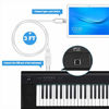 Picture of USB C to USB B Midi Cable 1M, Ancable Type C to USB Midi Interface Cord for Samsung, Huawei Laptop, MacBook to Connect with Midi Controller, Midi Keyboard, Audio Interface Recording and More