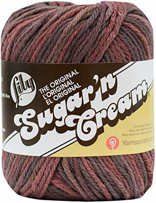 Picture of Lily Sugar 'N Cream The Original Ombre Yarn, 2oz, Gauge 4 Medium, 100% Cotton, Terra Firma - Machine Wash & Dry