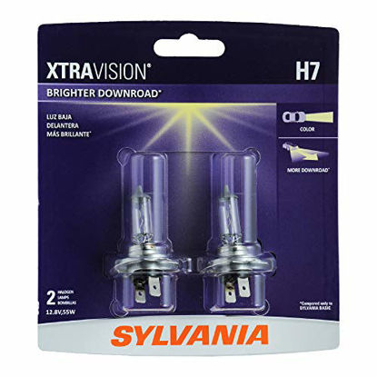 Picture of SYLVANIA H7XV.BP2 XtraVision Halogen Headlight Bulb, (Contains 2 Bulbs)