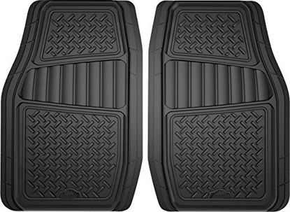 Picture of Armor All 2-Piece Black All Season Truck/SUV Rubber Floor Mat, Model:78830