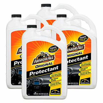 Picture of Armor All Interior Car Cleaner Protectant Refill, Cleaning for Cars, Truck, Motorcycle, Bottles, 1 Gallon, Pack of 4, 10710-4PK