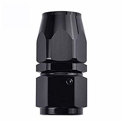Picture of EVIL ENERGY 6AN Straight Swivel Hose End Fitting for Braided Fuel Line Aluminum Black