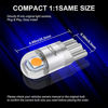 Picture of 194 LED Car Bulb Amber Yellow 3030 Chipset 2SMD T10 194 168 W5W LED Wedge Light Bulb 1.5W 12V License Plate Light Courtesy Step LightTrunk Lamp Clearance Lights (12pcs/pack)