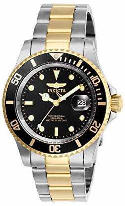 Picture of Invicta Men's Pro Diver 40mm Stainless Steel Quartz Watch, Two Tone/Black (Model: 26973)