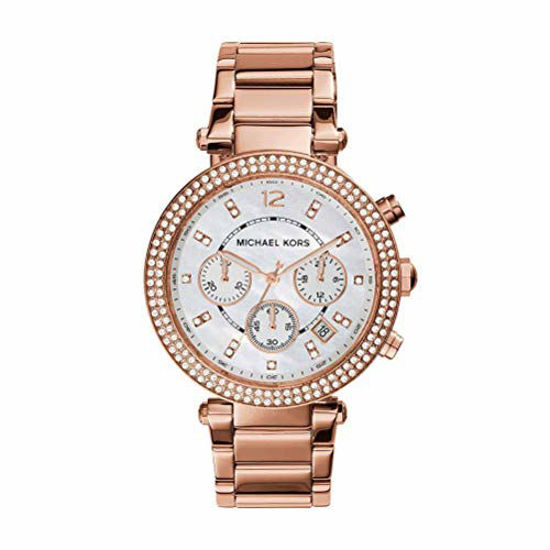 Picture of Michael Kors Women's Parker Rose Gold-Tone Watch MK5491