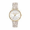 Picture of Michael Kors Women's Pyper Stainless Steel Quartz Watch with Plastic Strap, White, 18 (Model: MK2858)
