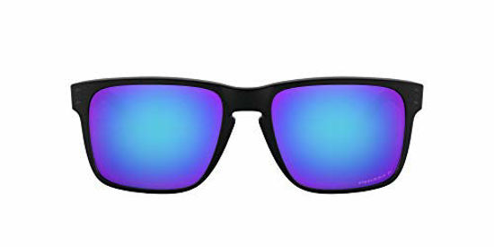 Picture of Oakley Men's OO9417 Holbrook XL Square Sunglasses, Matte Black/Prizm Sapphire Polarized, 59 mm