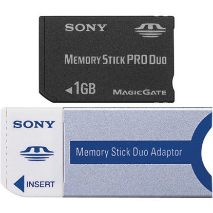Picture of Sony 1 GB Memory Stick PRO Duo Flash Memory Card MSXM1GST