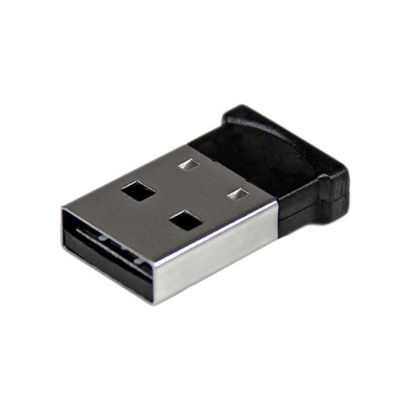 Picture of StarTech.com Bluetooth Adapter - Mini Bluetooth 4.0 USB Adapter - 50m/165ft Wireless Bluetooth Dongle - Smart Ready LE+EDR (USBBT1EDR4),Black