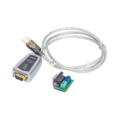 Picture of DTECH 6 Feet USB to RS422 RS485 Serial Port Converter Adapter Cable with FTDI Chip Supports Windows 10 8 7 XP Mac