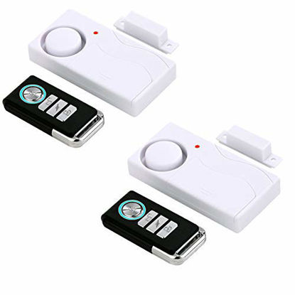 Picture of HENDUN Wireless Door Alarm with Remote, Windows Open Alarms,Home Security Sensor, Pool Alarm for Kids Safety, Prevent Robbery (2 Pack)