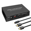 Picture of HDMI Audio Extractor Converter HDMI to HDMI + Optical Toslink SPDIF + Analog RCA L/R Stereo Audio Out Support HDCP Support 3D 4K@30HZ
