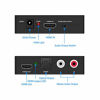 Picture of HDMI Audio Extractor Converter HDMI to HDMI + Optical Toslink SPDIF + Analog RCA L/R Stereo Audio Out Support HDCP Support 3D 4K@30HZ